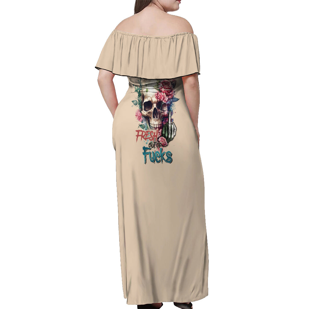 fresh-out-of-f-watercolor-skull-off-shoulder-maxi-dress