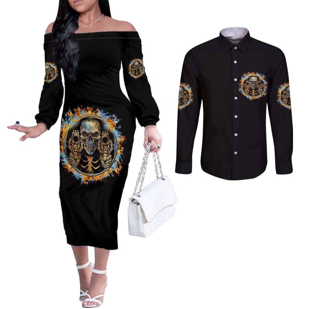 now-i-lay-me-down-to-sleep-couples-matching-off-the-shoulder-long-sleeve-dress-and-long-sleeve-button-shirt