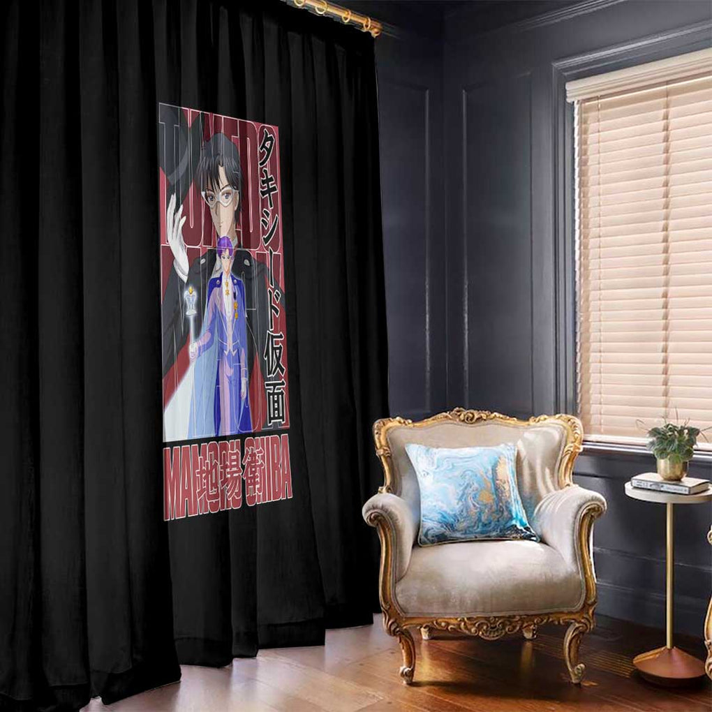 Tuxedo Mask Sailor Moon Window Curtain Anime Style