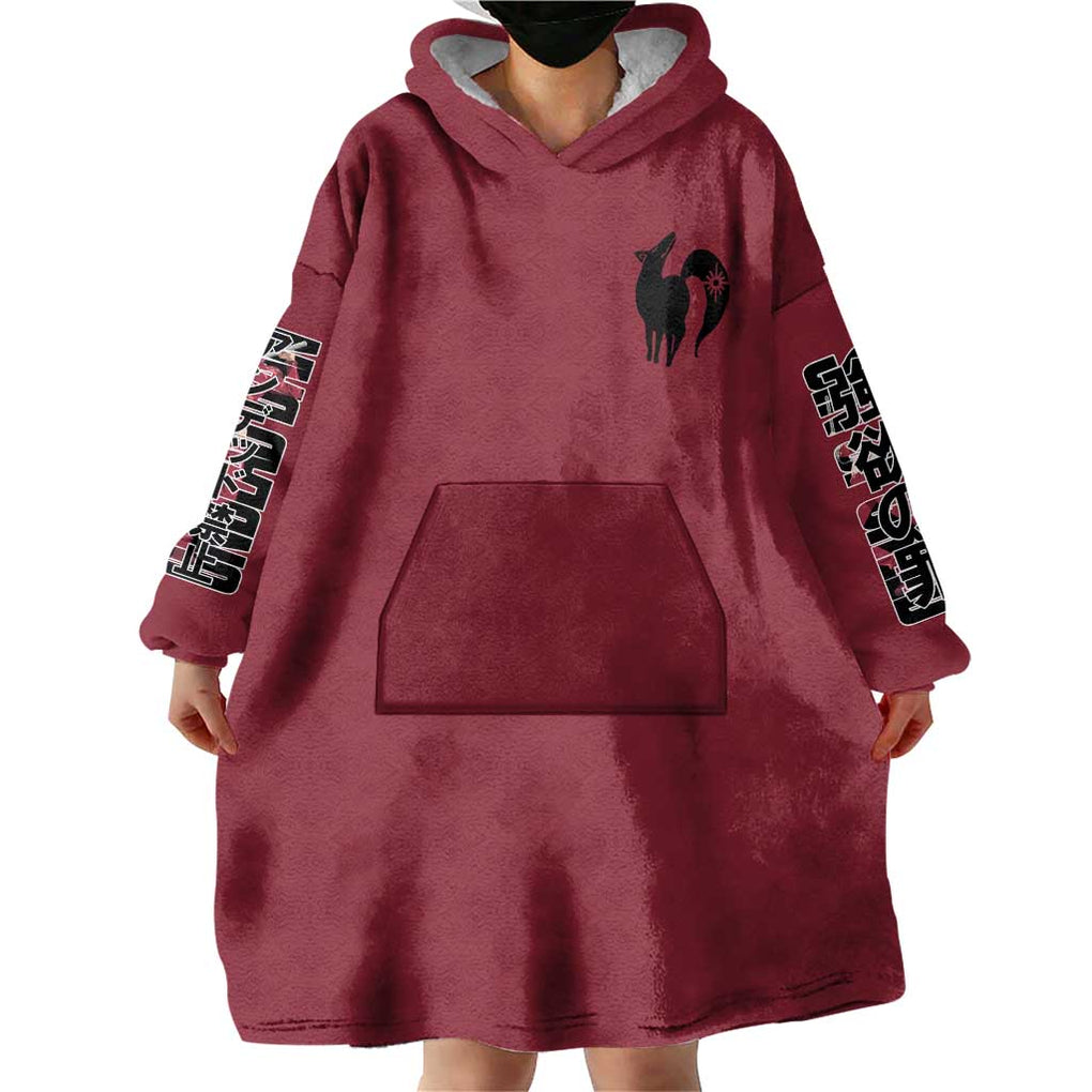 Ban Seven Deadly Sins Wearable Blanket Hoodie Anime Style