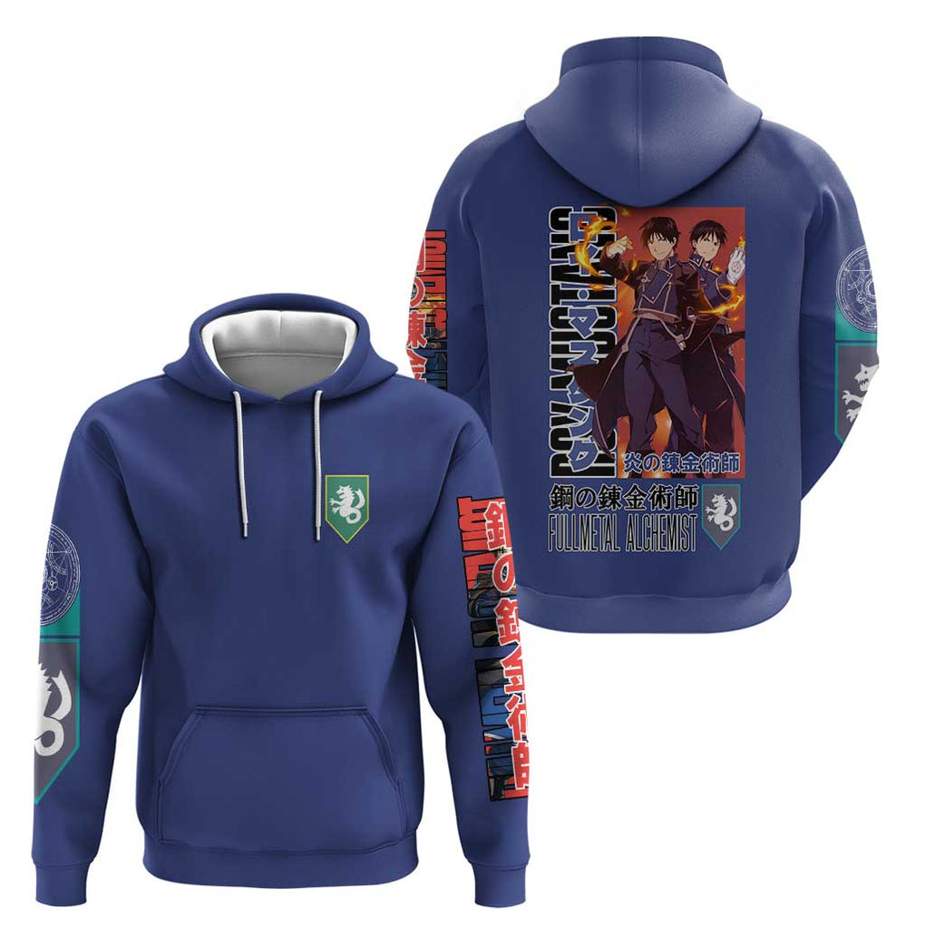 Roy Mustang Fullmetal Alchemist Hoodie Anime Style