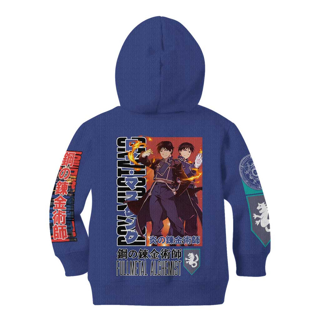 Roy Mustang Fullmetal Alchemist Kid Hoodie Anime Style