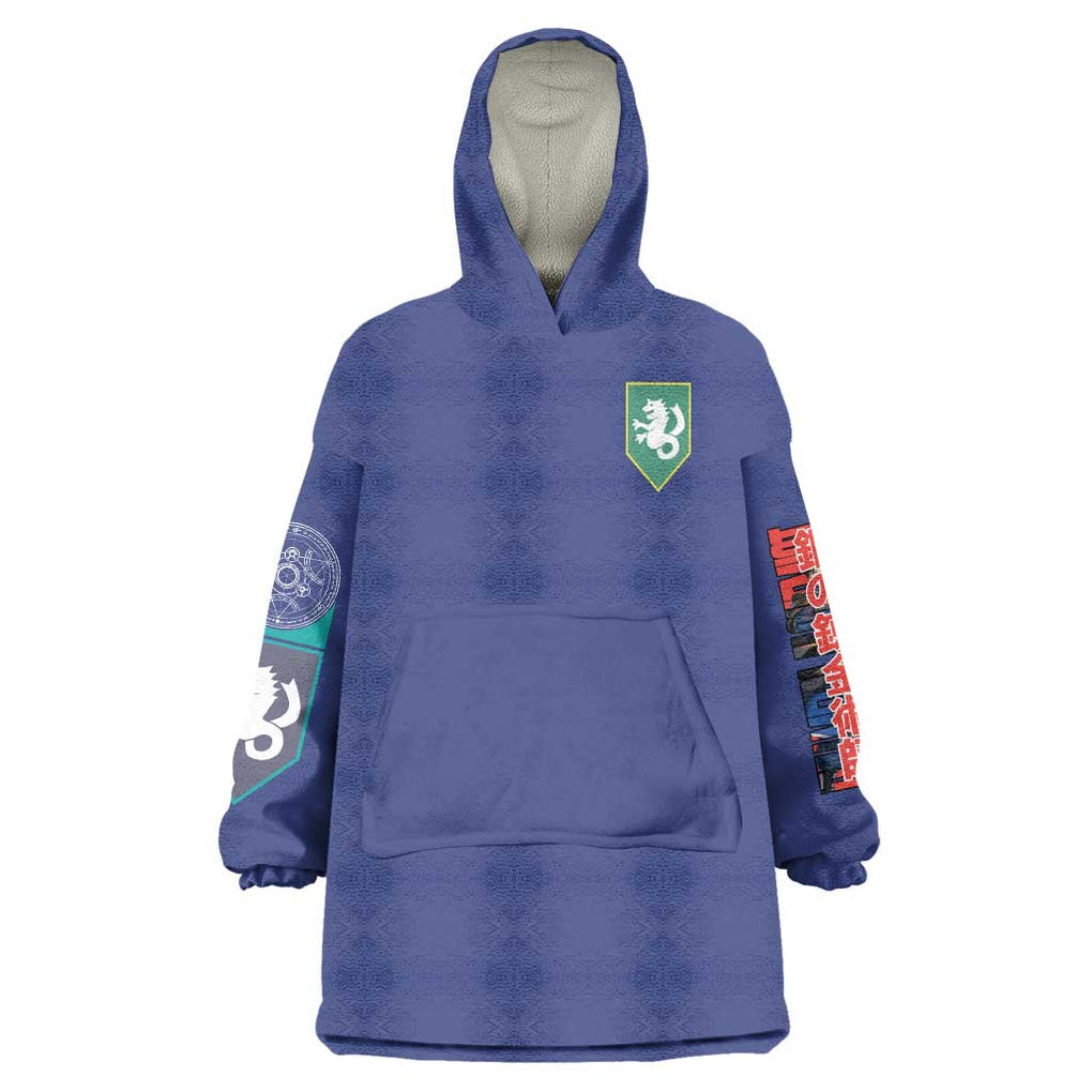 Roy Mustang Fullmetal Alchemist Wearable Blanket Hoodie Anime Style