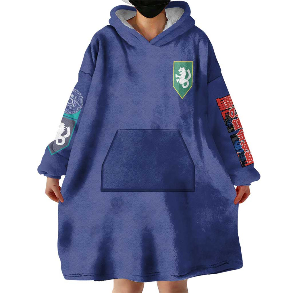 Roy Mustang Fullmetal Alchemist Wearable Blanket Hoodie Anime Style