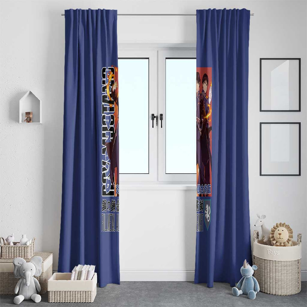 Roy Mustang Fullmetal Alchemist Window Curtain Anime Style