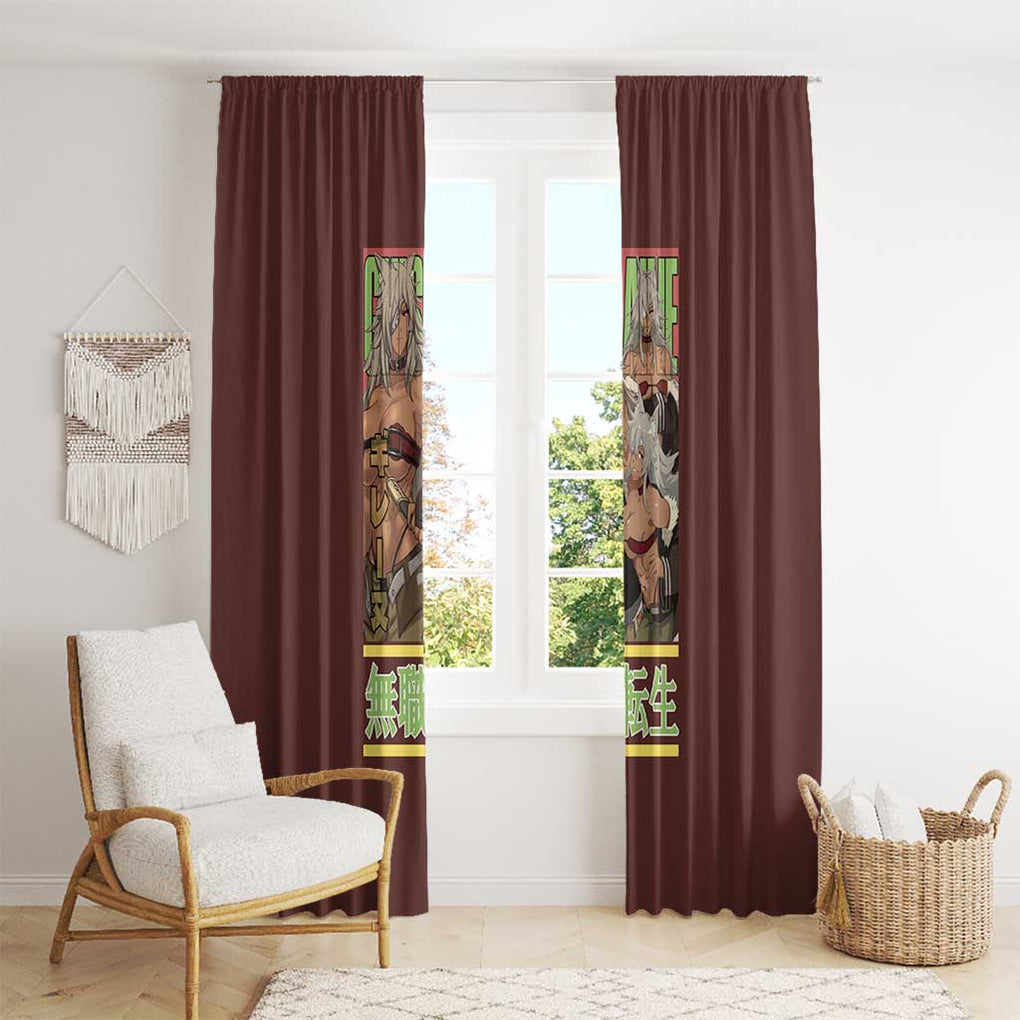 Ghislaine Dedoldia Mushoku Tensei Window Curtain Anime Style