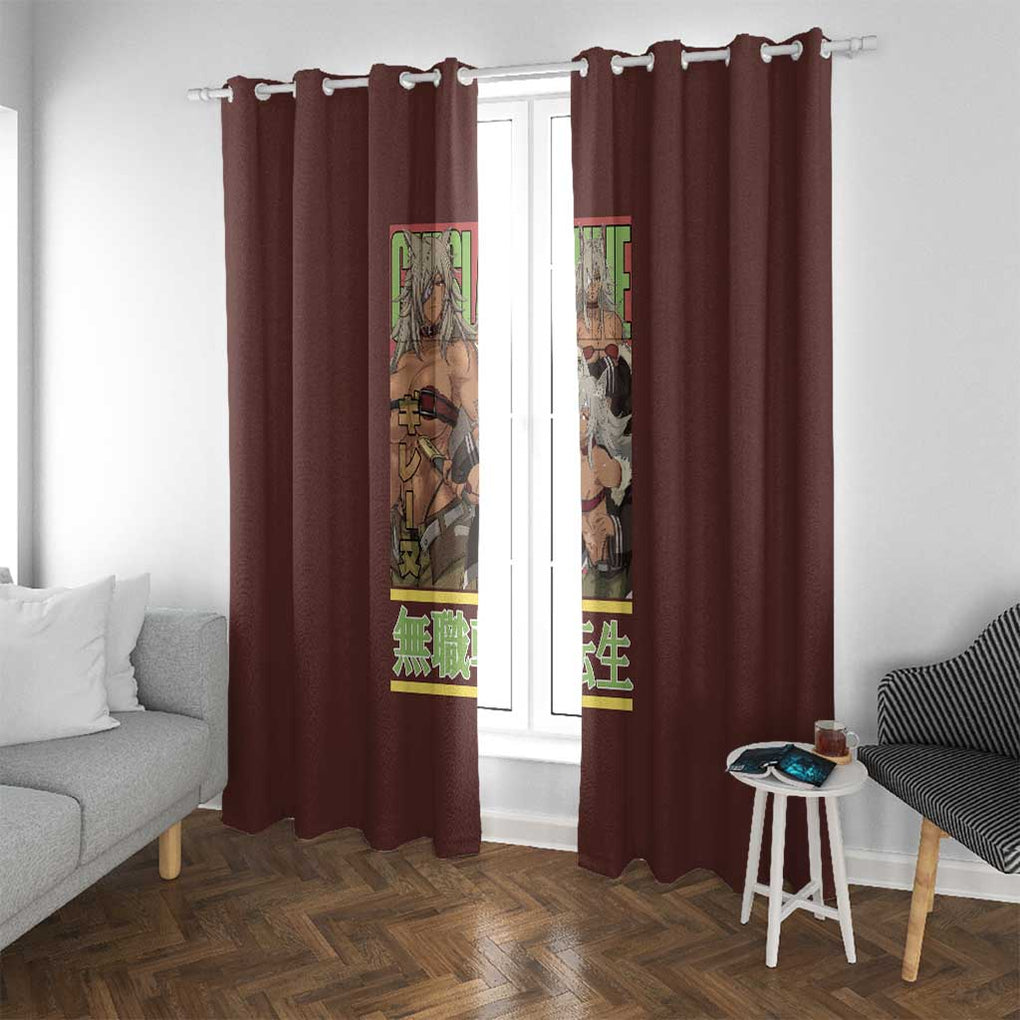 Ghislaine Dedoldia Mushoku Tensei Window Curtain Anime Style