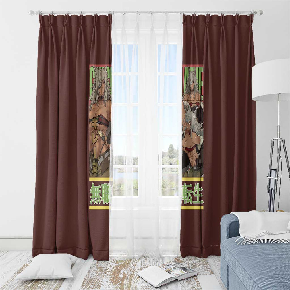 Ghislaine Dedoldia Mushoku Tensei Window Curtain Anime Style
