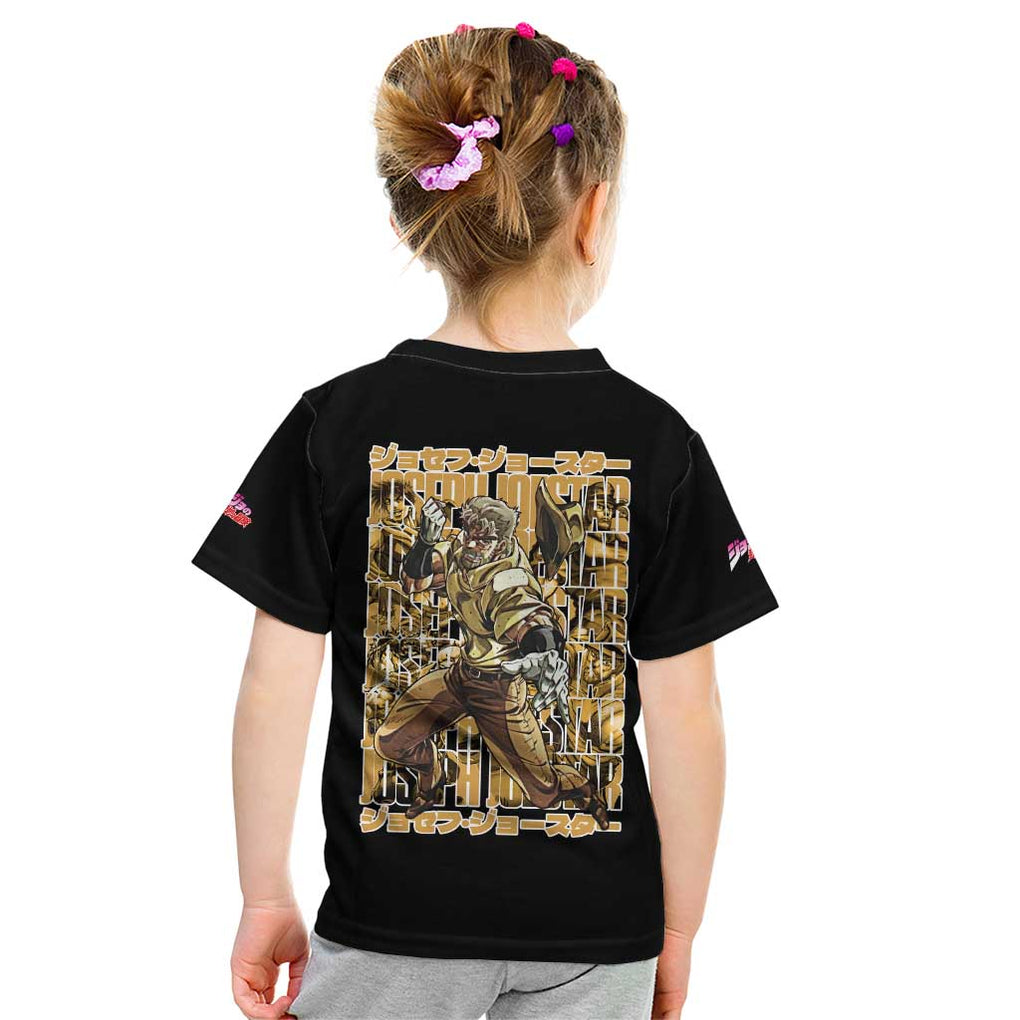 Joseph Joestar - Jojo’s Bizarre Adventure Kid T Shirt Japan Anime Style