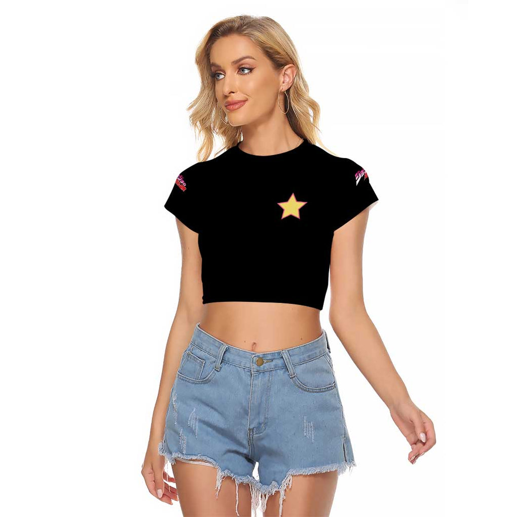 Joseph Joestar - Jojo’s Bizarre Adventure Raglan Cropped T Shirt Japan Anime Style