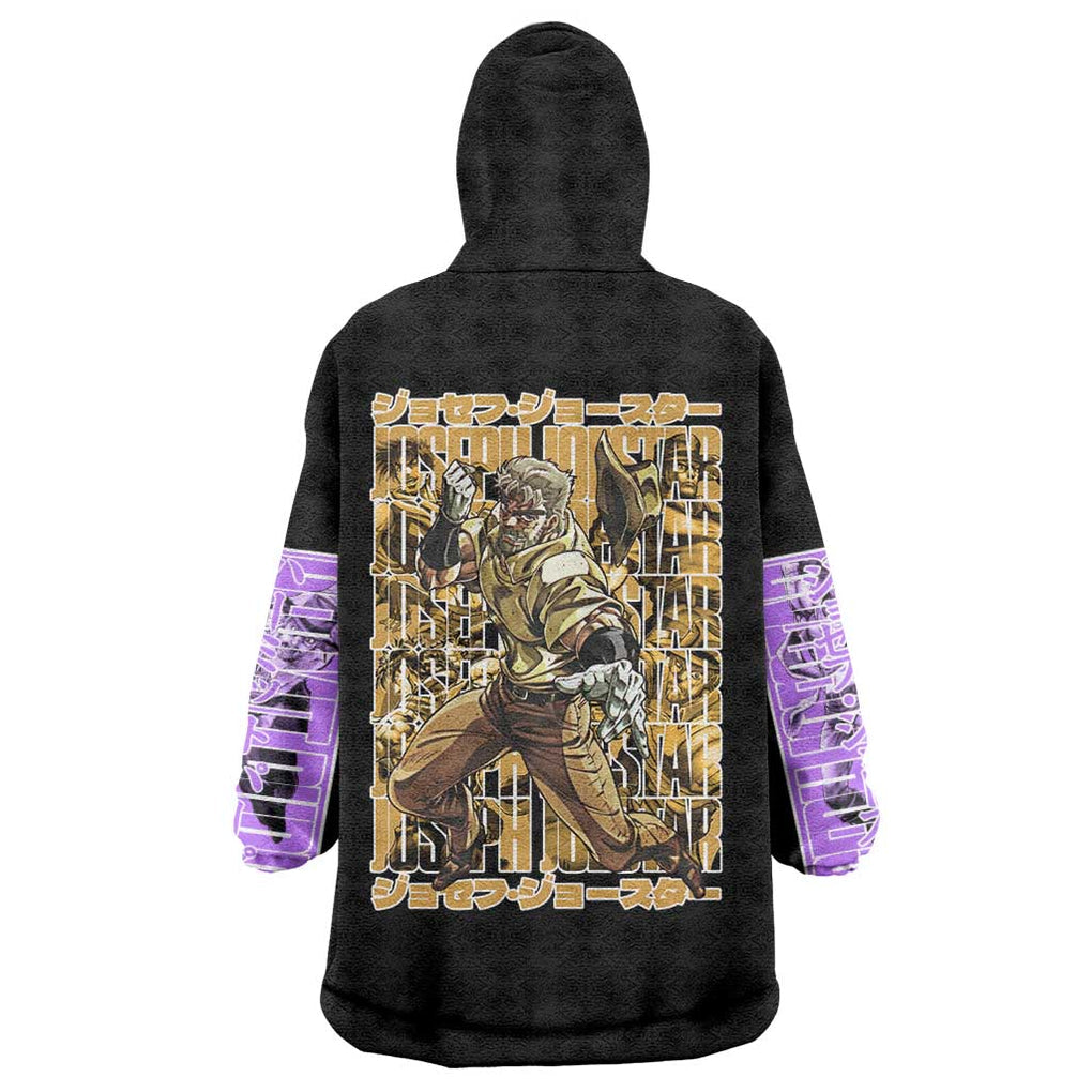Joseph Joestar - Jojo’s Bizarre Adventure Wearable Blanket Hoodie Japan Anime Style