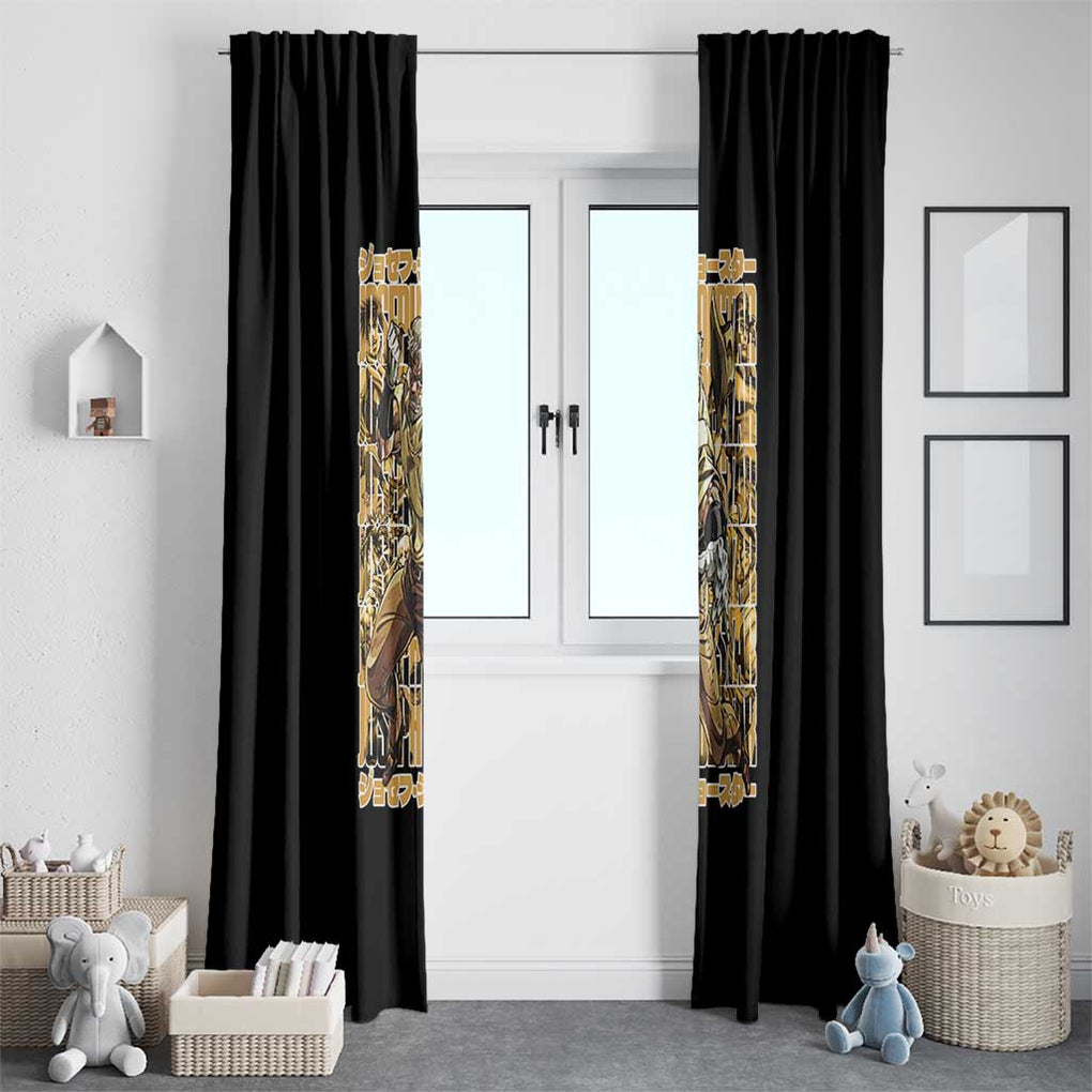 Joseph Joestar - Jojo’s Bizarre Adventure Window Curtain Japan Anime Style