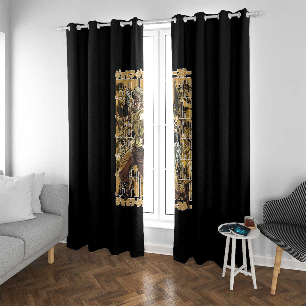Joseph Joestar - Jojo’s Bizarre Adventure Window Curtain Japan Anime Style