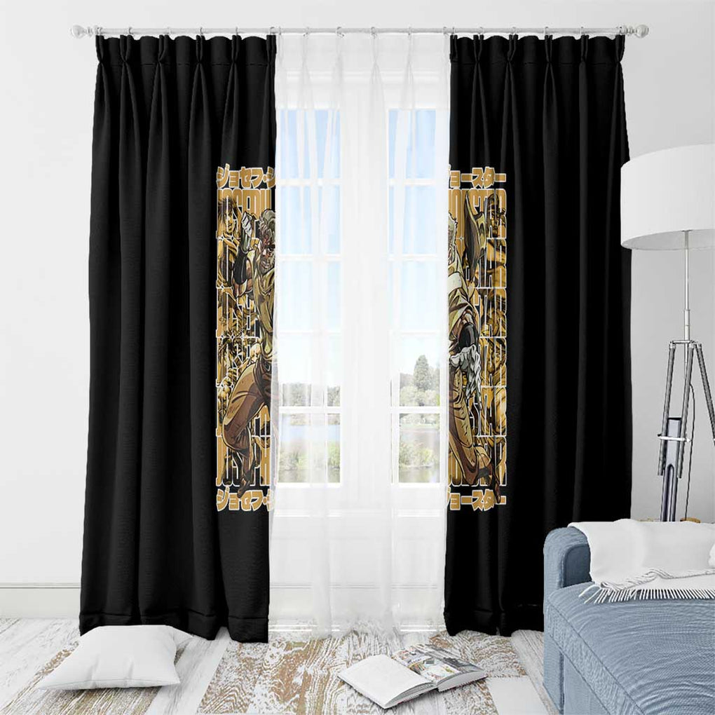 Joseph Joestar - Jojo’s Bizarre Adventure Window Curtain Japan Anime Style