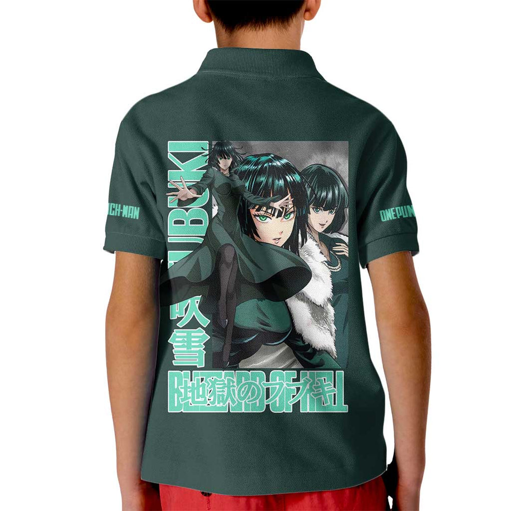 Fubuki - Hero Lv B - One Punch Man Kid Polo Shirt Japan Anime Style