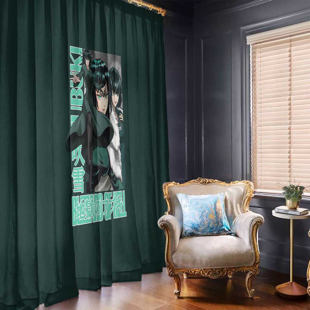 Fubuki - Hero Lv B - One Punch Man Window Curtain Japan Anime Style