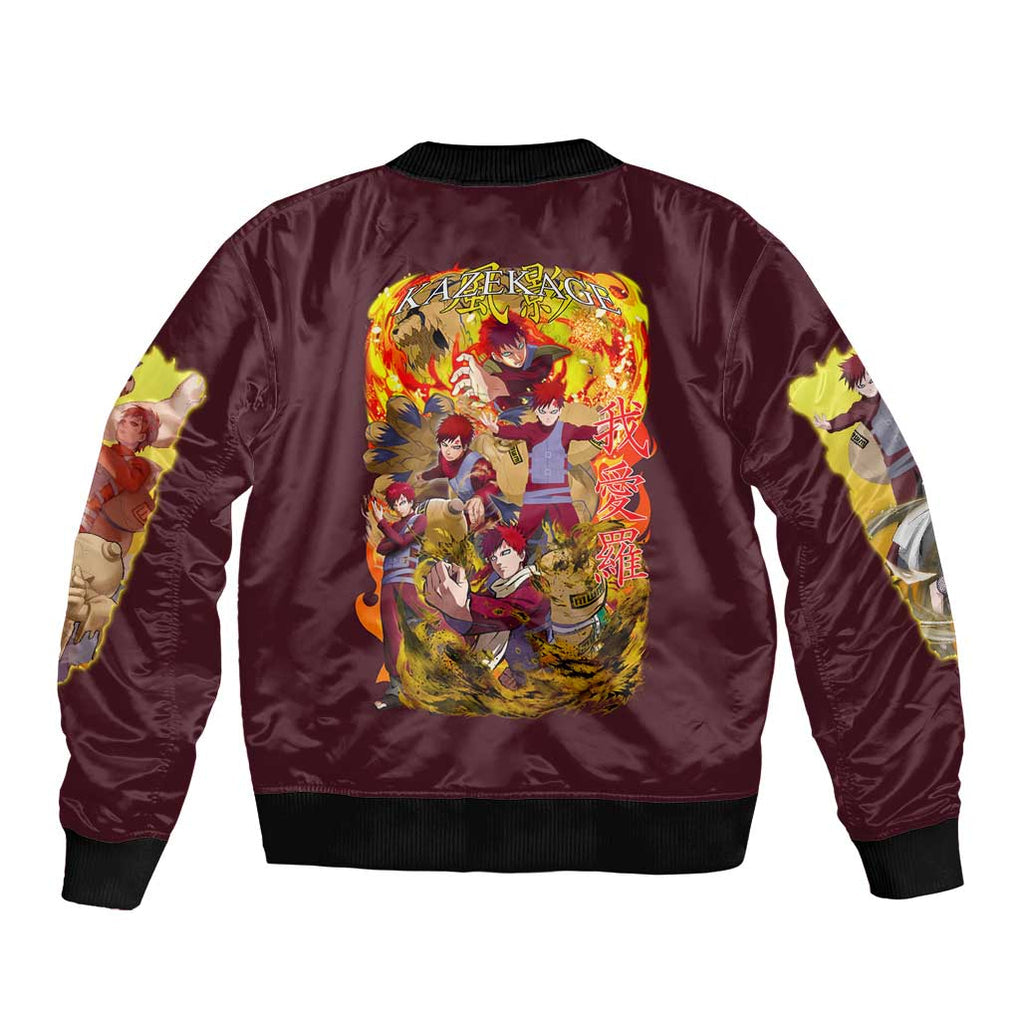 Gaara V2 Naruto Bomber Jacket Japan Anime Style