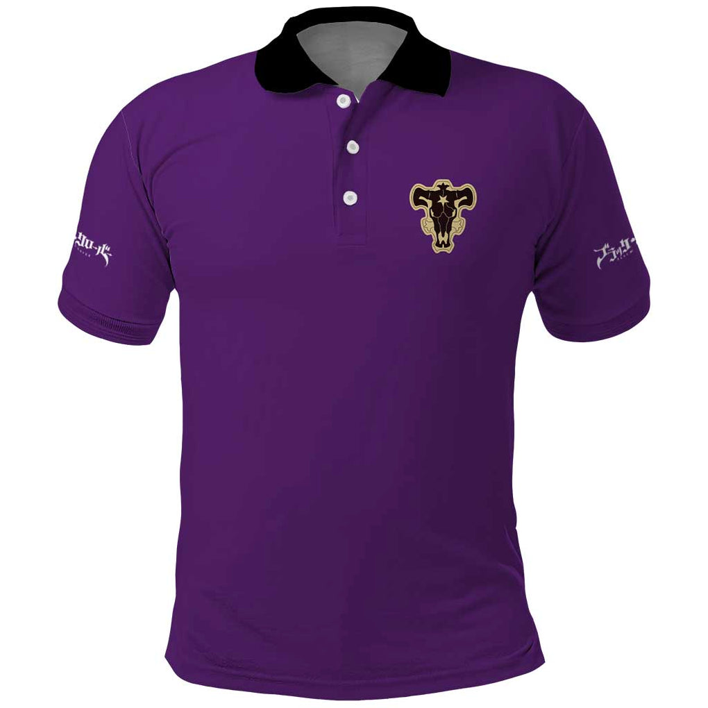 Yami Sukehiro V4 Black Clover Polo Shirt Japan Anime Style