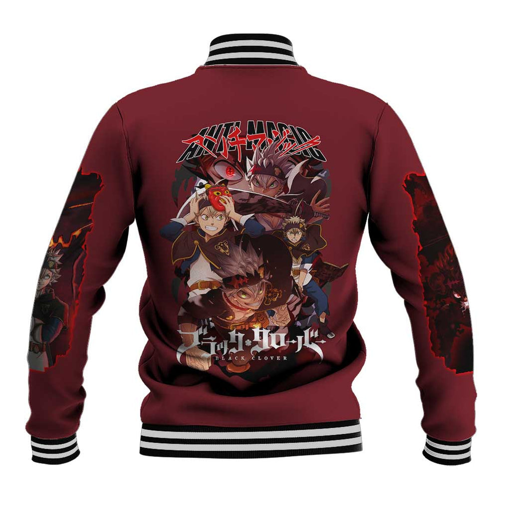 Asta V4 Black Clover Baseball Jacket Japan Anime Style