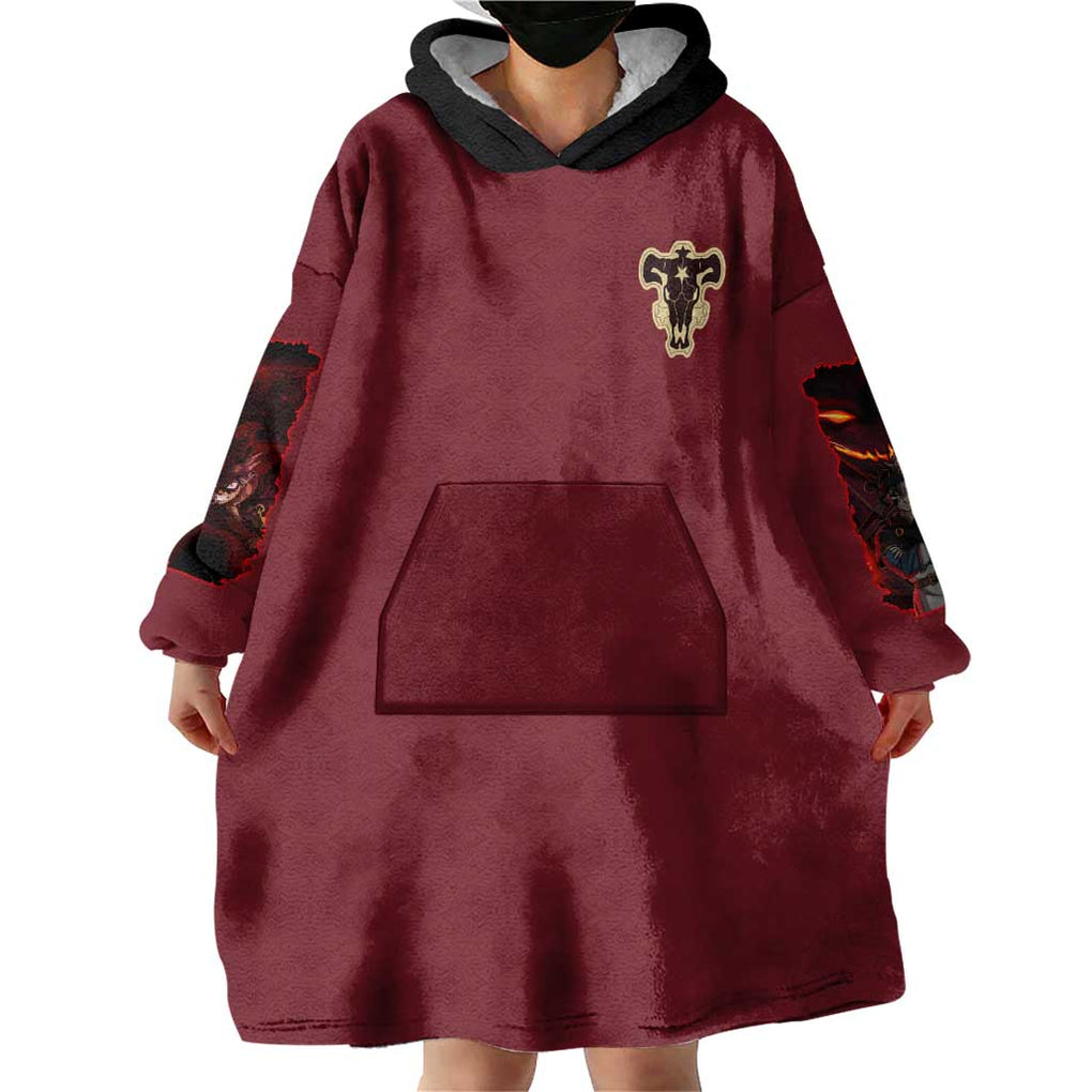 Asta V4 Black Clover Wearable Blanket Hoodie Japan Anime Style