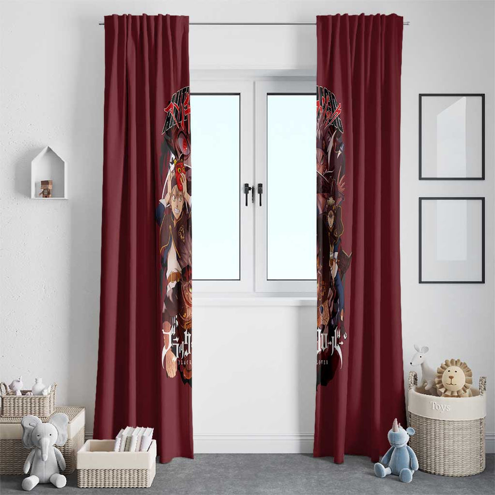 Asta V4 Black Clover Window Curtain Japan Anime Style