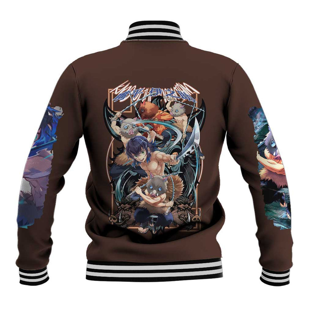 Hashibira Inosuke V2 Demon Slayer Baseball Jacket Japan Anime Style