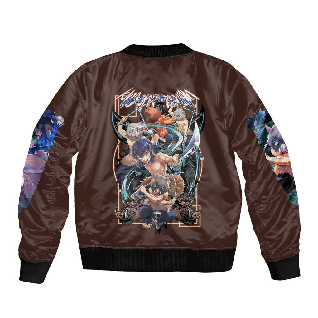 Hashibira Inosuke V2 Demon Slayer Bomber Jacket Japan Anime Style