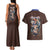 Hashibira Inosuke V2 Demon Slayer Couples Matching Tank Maxi Dress and Hawaiian Shirt Japan Anime Style