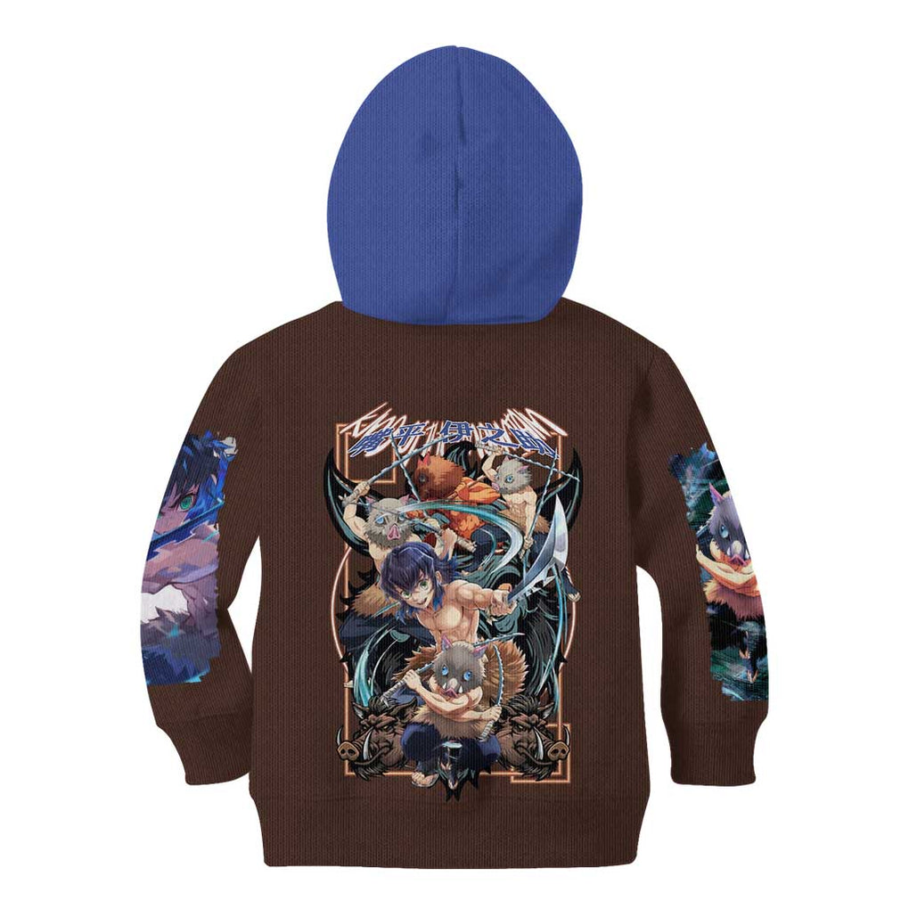Hashibira Inosuke V2 Demon Slayer Kid Hoodie Japan Anime Style