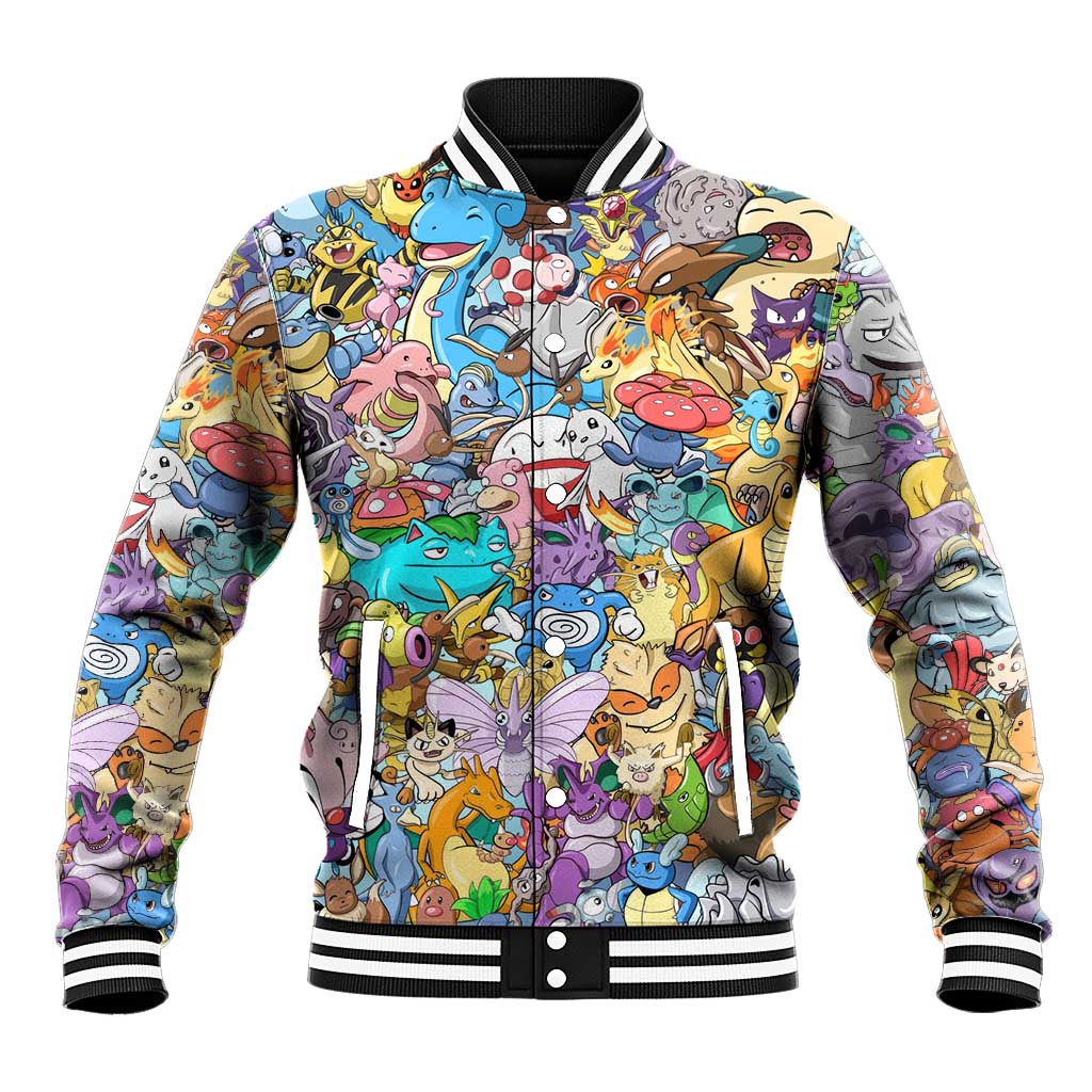 Pocket Monsters Poke Baseball Jacket Japan Anime Style - The Mazicc