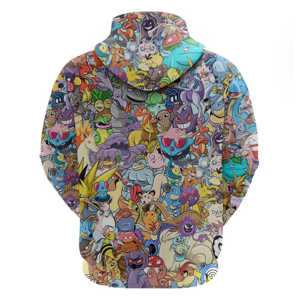 Pocket Monsters Poke Hoodie Japan Anime Style - The Mazicc
