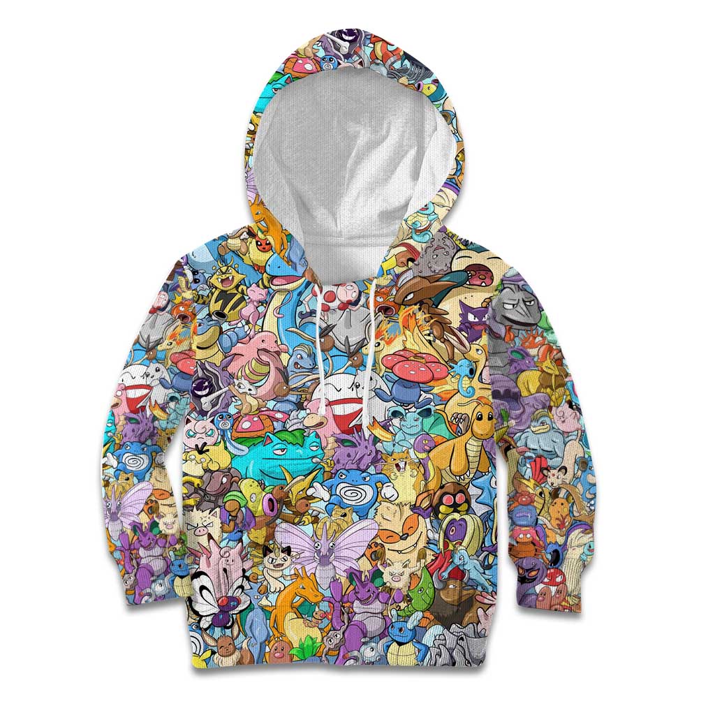 Pocket Monsters Poke Kid Hoodie Japan Anime Style - The Mazicc