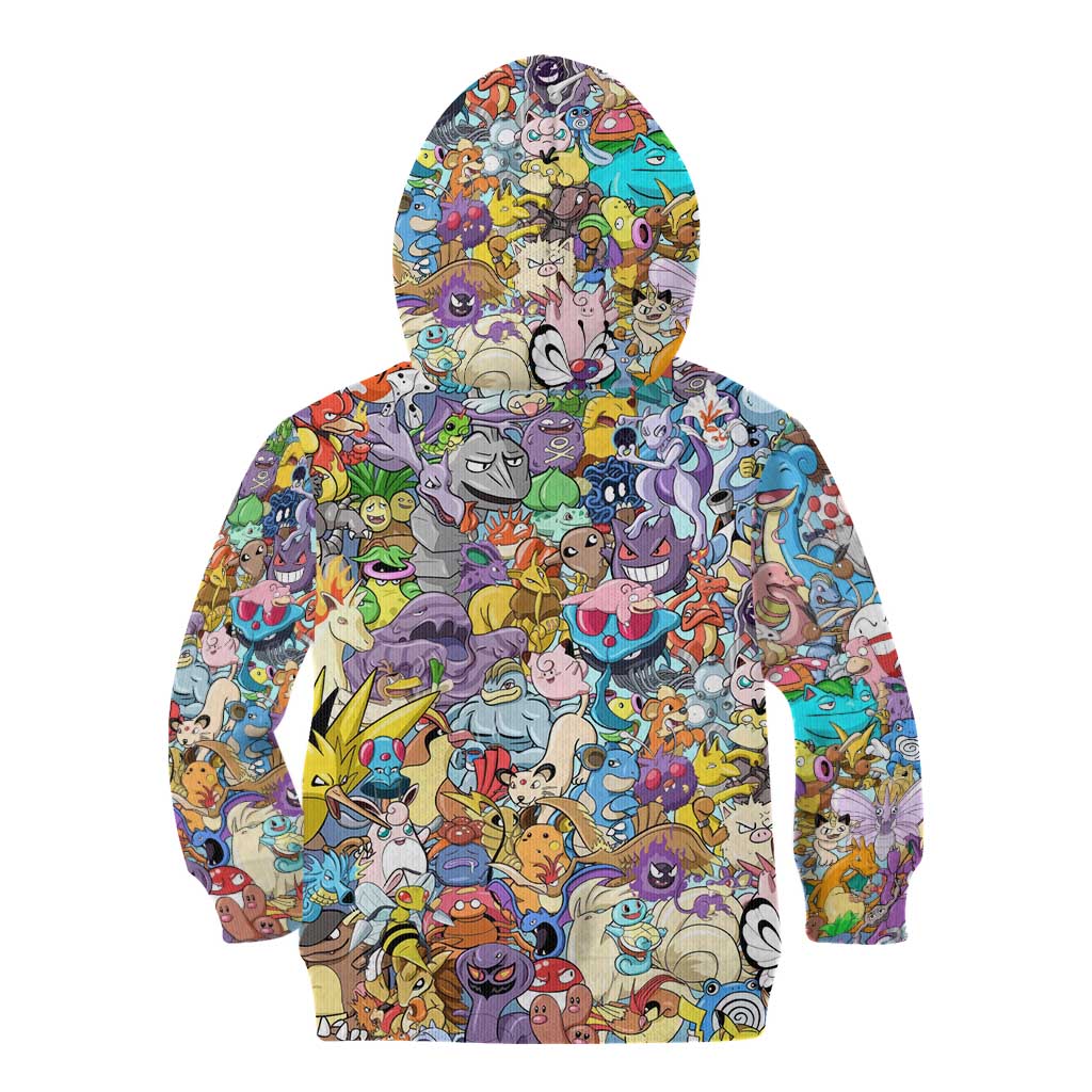 Pocket Monsters Poke Kid Hoodie Japan Anime Style - The Mazicc