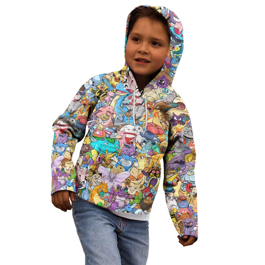 Pocket Monsters Poke Kid Hoodie Japan Anime Style - The Mazicc