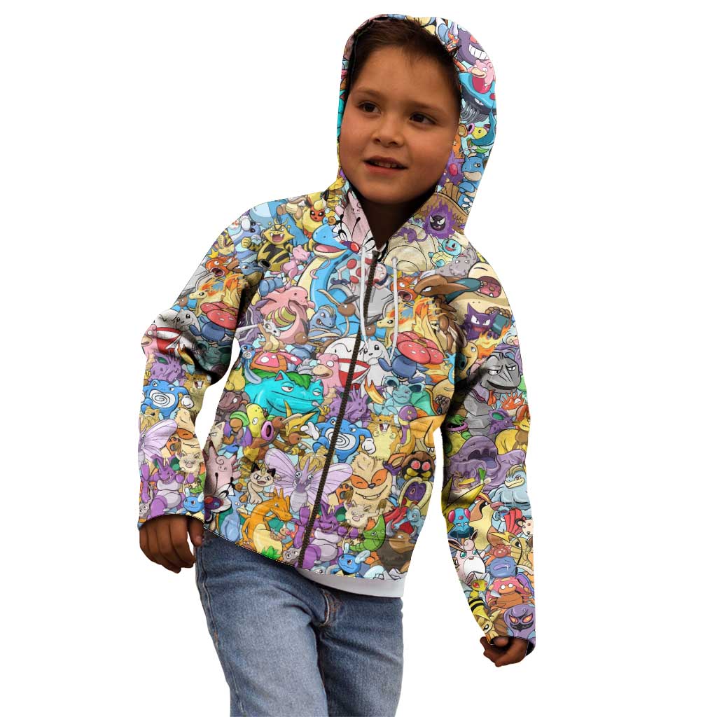 Pocket Monsters Poke Kid Hoodie Japan Anime Style - The Mazicc