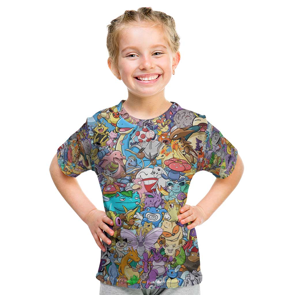 Pocket Monsters Poke Kid T Shirt Japan Anime Style - The Mazicc