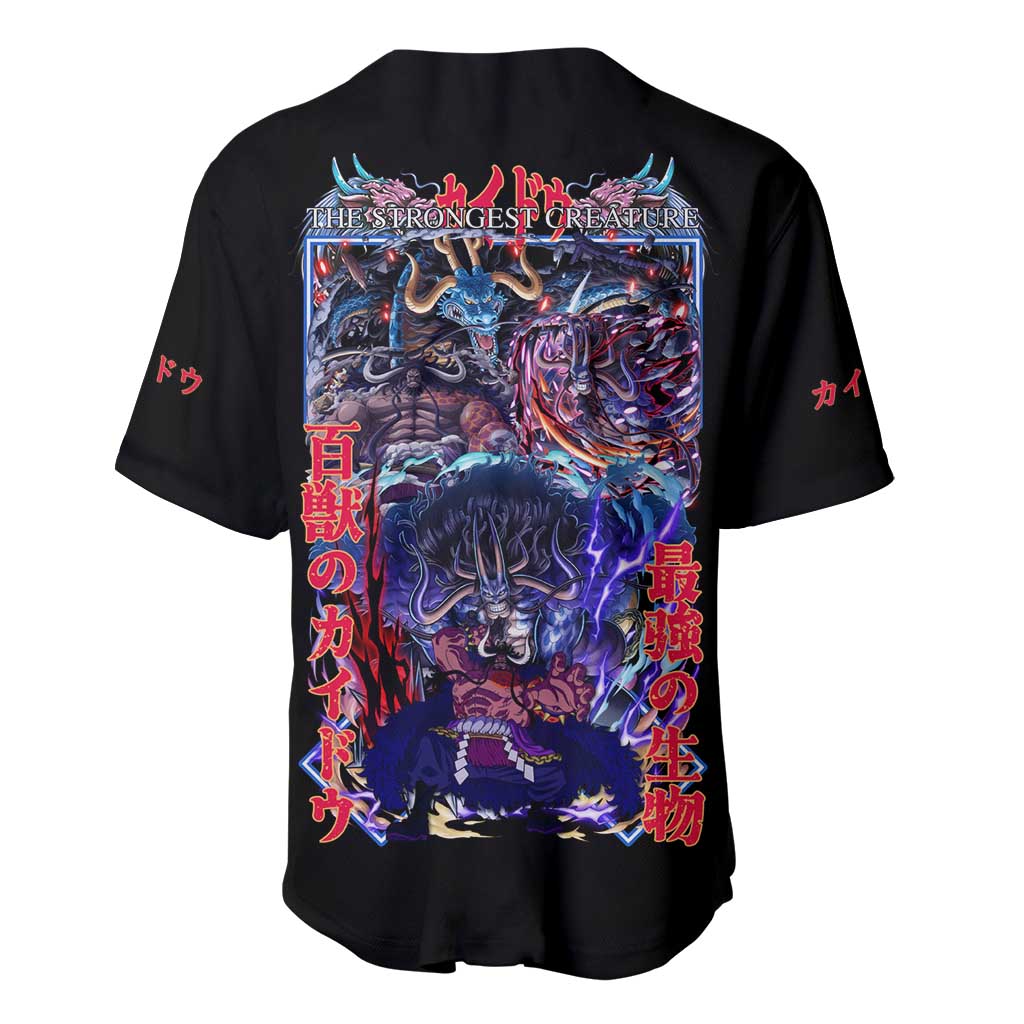 Kaido V3 One Piece Baseball Jersey Japan Anime Style - The Mazicc