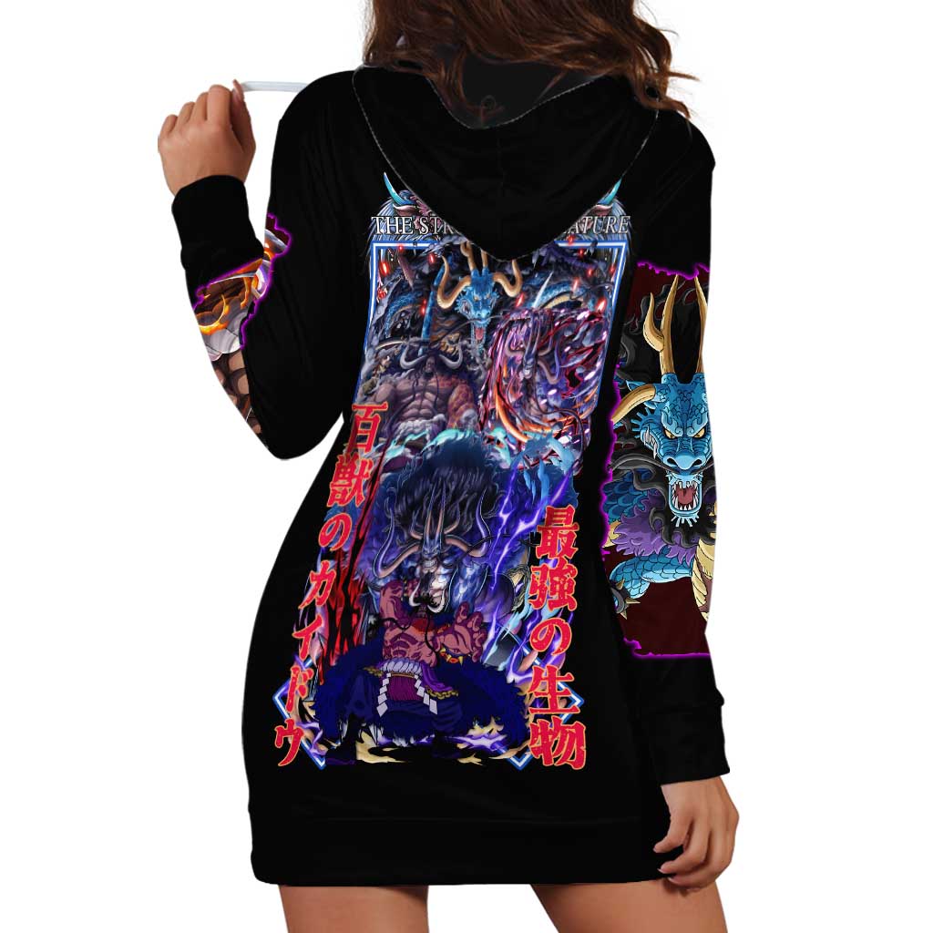 Kaido V3 One Piece Hoodie Dress Japan Anime Style - The Mazicc