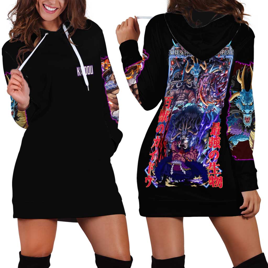 Kaido V3 One Piece Hoodie Dress Japan Anime Style - The Mazicc