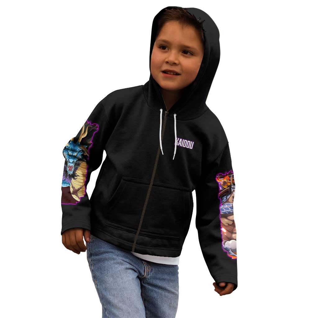 Kaido V3 One Piece Kid Hoodie Japan Anime Style - The Mazicc
