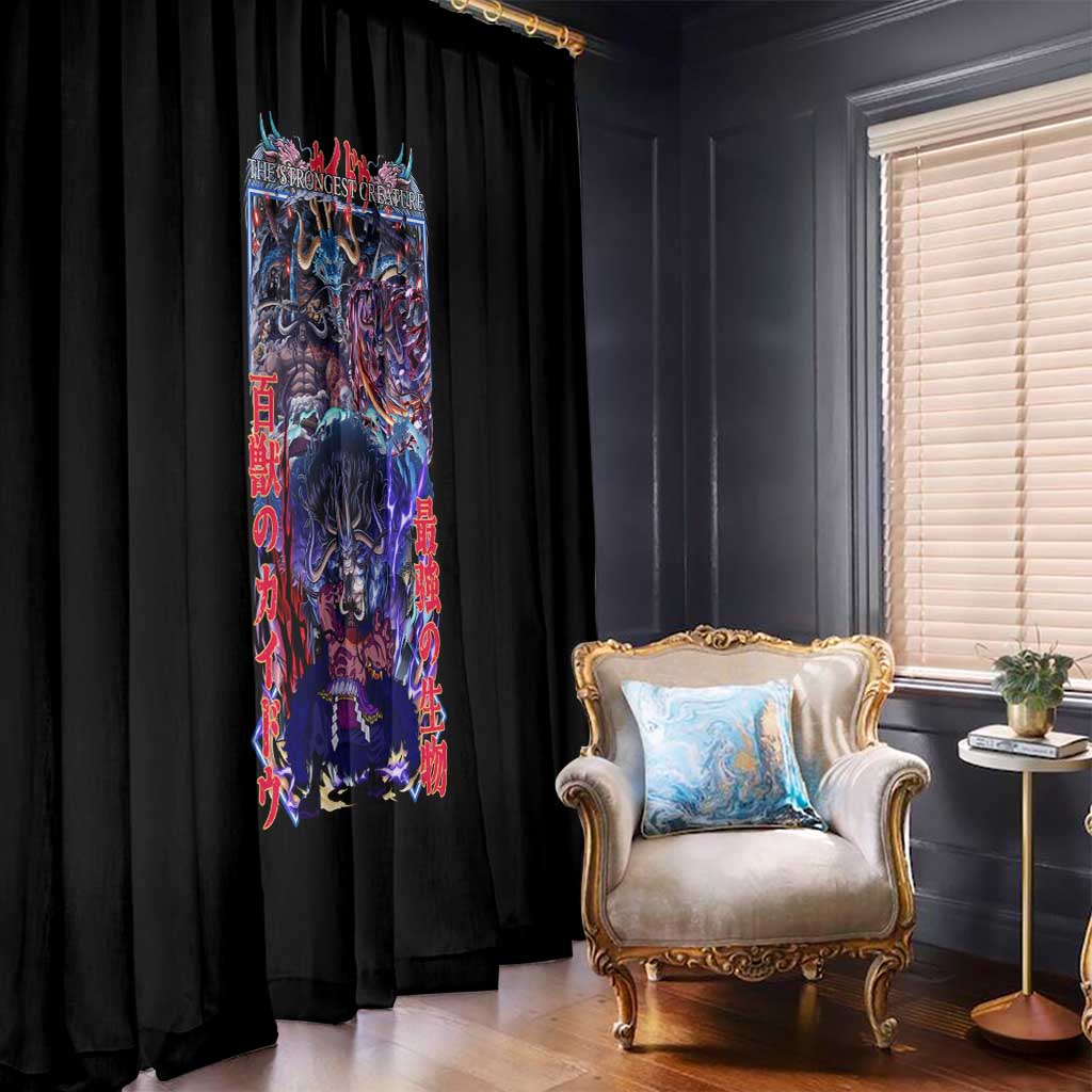 Kaido V3 One Piece Window Curtain Japan Anime Style - The Mazicc