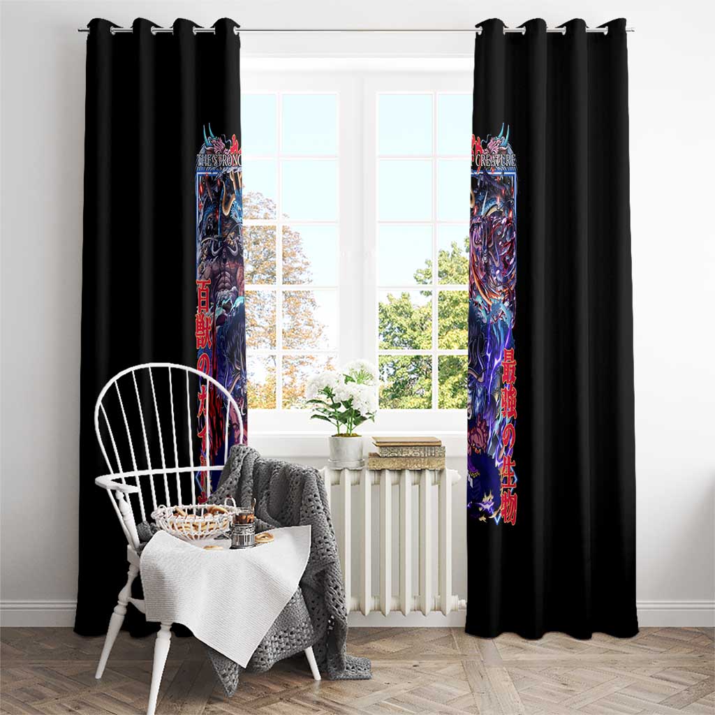 Kaido V3 One Piece Window Curtain Japan Anime Style - The Mazicc