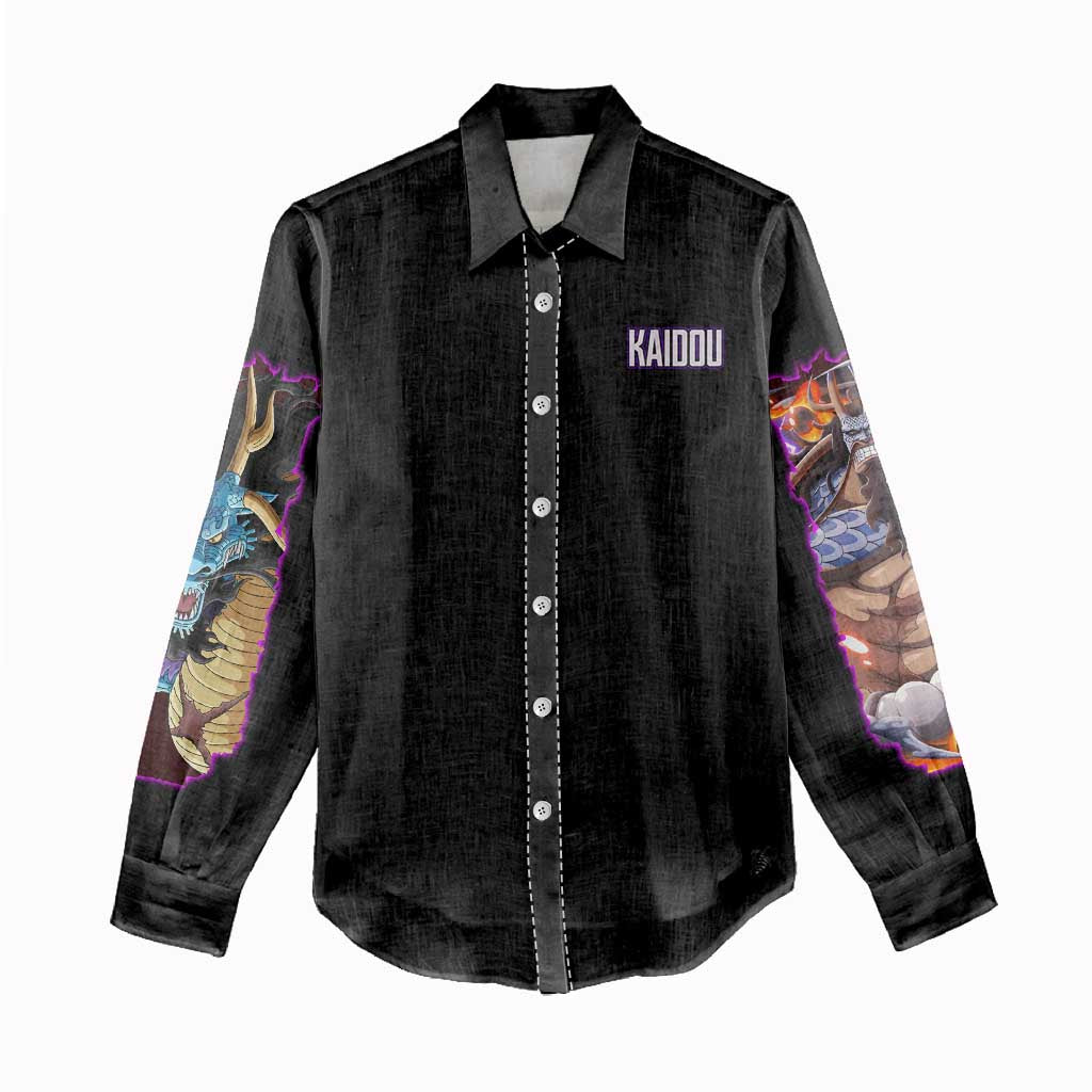 Kaido V3 One Piece Women Casual Shirt Japan Anime Style - The Mazicc