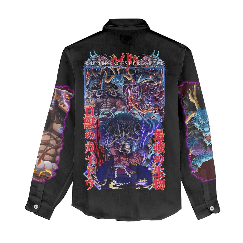 Kaido V3 One Piece Women Casual Shirt Japan Anime Style - The Mazicc