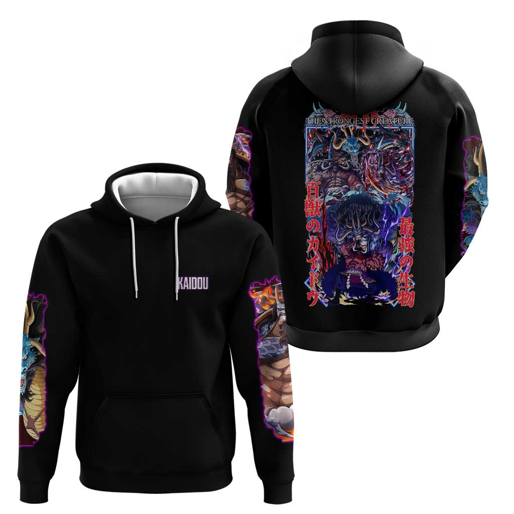 Kaido V3 One Piece Zip Hoodie Japan Anime Style - The Mazicc