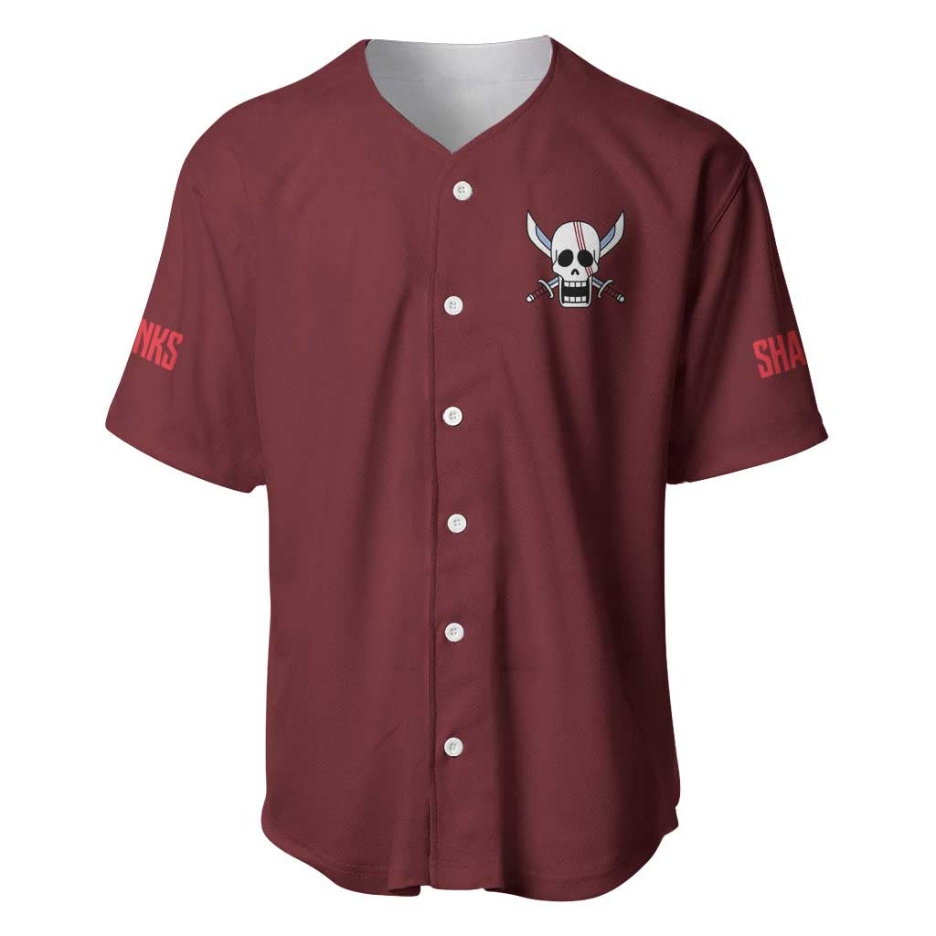 Shanks V3 One Piece Baseball Jersey Japan Anime Style - The Mazicc