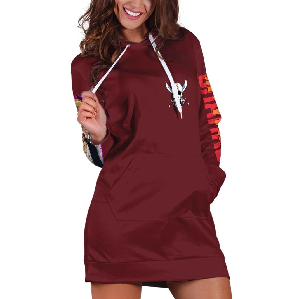 Shanks V3 One Piece Hoodie Dress Japan Anime Style - The Mazicc