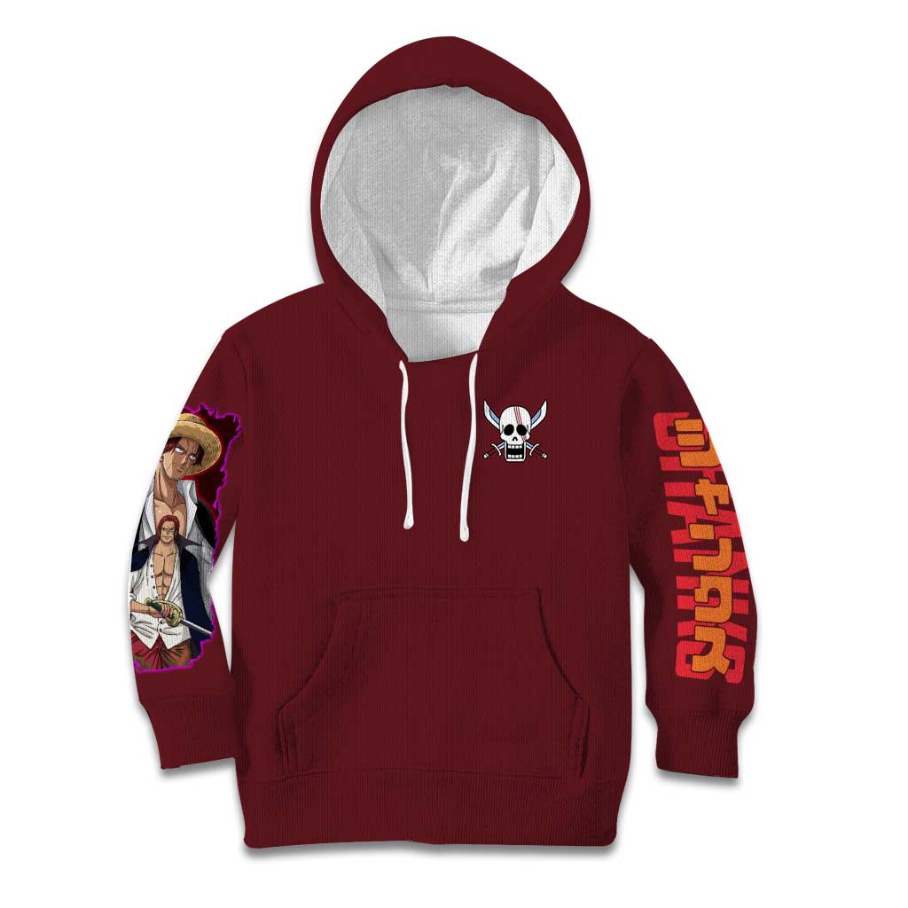 Shanks V3 One Piece Kid Hoodie Japan Anime Style - The Mazicc