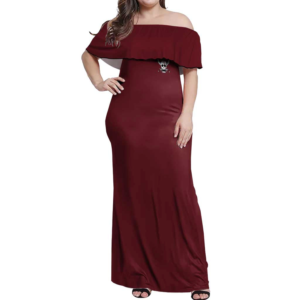Shanks V3 One Piece Off Shoulder Maxi Dress Japan Anime Style - The Mazicc