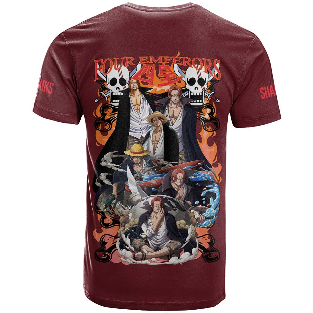 Shanks V3 One Piece T Shirt Japan Anime Style - The Mazicc